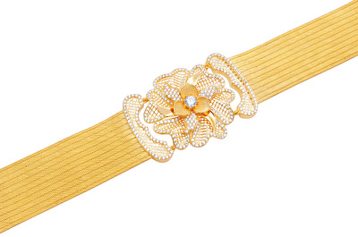 22 Ayar Sarı Altın Trabzon Hasır Bileklik