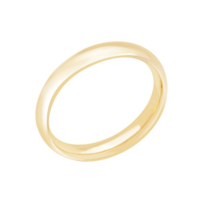14 Ayar Sarı Altın Klasik Alyans