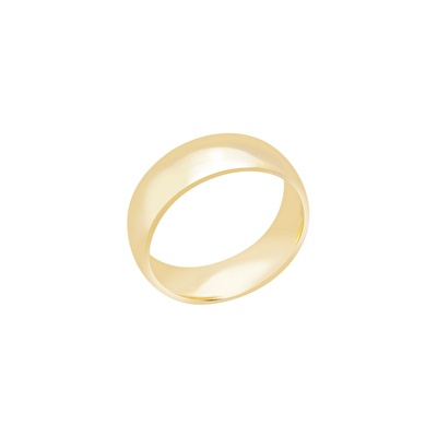 14 Ayar Sarı Altın Klasik Alyans