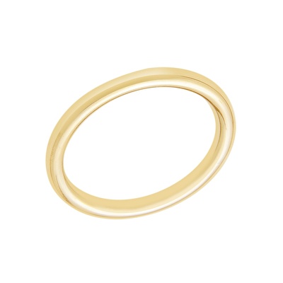 14 Ayar Sarı Altın Modern Alyans