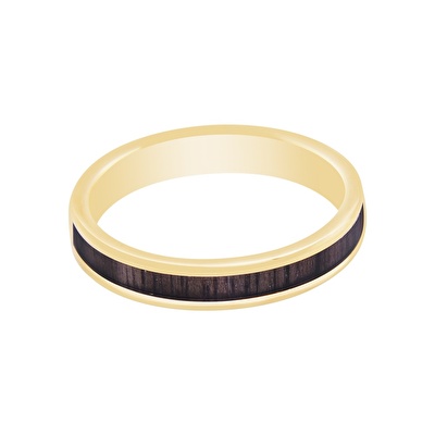 14 Ayar Sarı Altın Modern Alyans