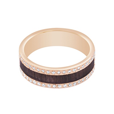 14 Ayar Rose Altın Modern Alyans