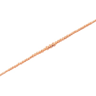 14 Ayar Sarı-Rose Altın Dorika Bileklik