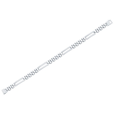 14 Ayar Beyaz Altın Erkek Bileklik