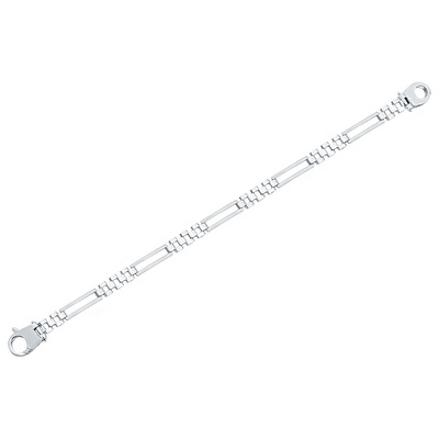 14 Ayar Beyaz Altın Erkek Bileklik