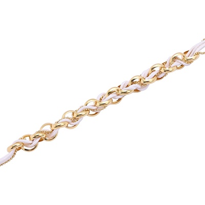 14 Ayar Sarı Altın İpli Bileklik