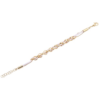 14 Ayar Sarı Altın İpli Bileklik