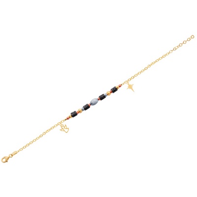 14 Ayar 3 Renkli Altın Dorika Bileklik