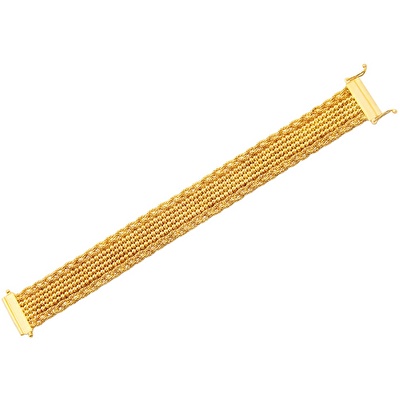 22 Ayar Sarı Altın Dorika Bileklik