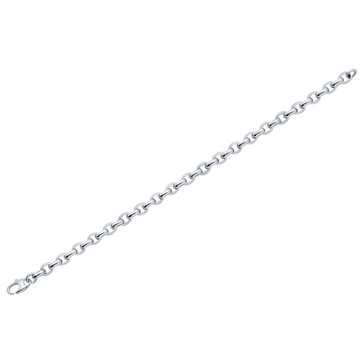 14 Ayar Beyaz Altın Zincir Bileklik