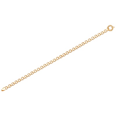 14 Ayar Sarı Altın Trend Zincir Bileklik