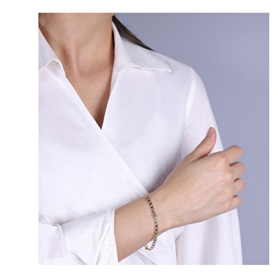 14 Ayar Sarı Altın Trend Zincir Bileklik