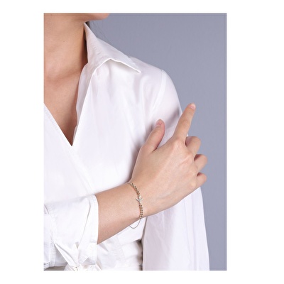 14 Ayar Sarı Altın Kuş Zincir Bileklik