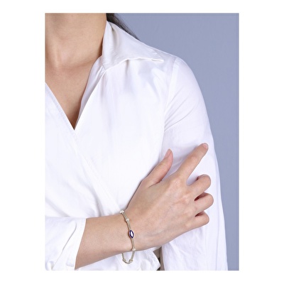 14 Ayar Sarı Altın Nazar Boncuklu Bileklik