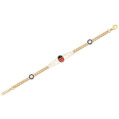 14 Ayar Sarı Altın Çocuk Bileklik