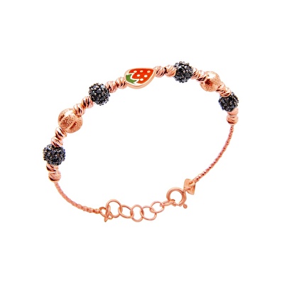 14 Ayar Rose Altın Dorika Bilezik