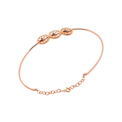 14 Ayar Rose Altın Tuğra Bilezik