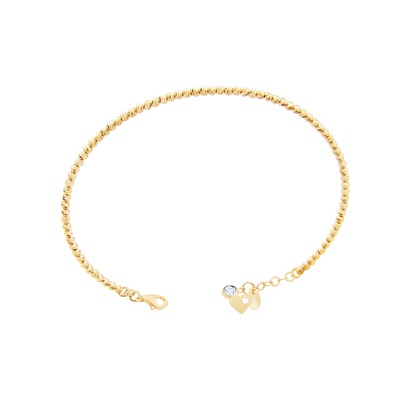 14 Ayar Sarı Altın Dorika Bilezik