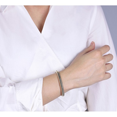 14 Ayar Sarı Altın Kelepçe Bilezik