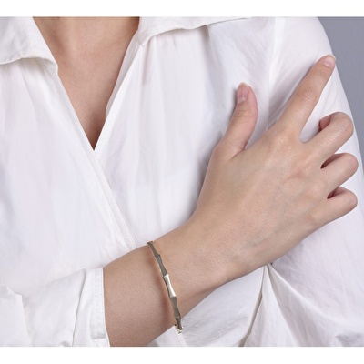 14 Ayar Sarı Altın Kelepçe Bilezik