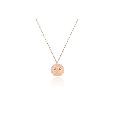 14 Ayar Rose Altın Bebek Figürlü Kolye