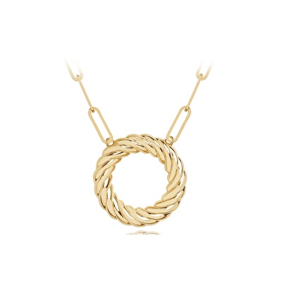 14 Ayar Sarı Altın Zincir Kolye