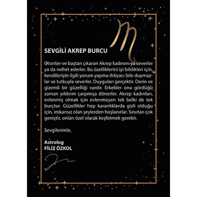 14 Ayar Sarı Altın Akrep Burç Küpe