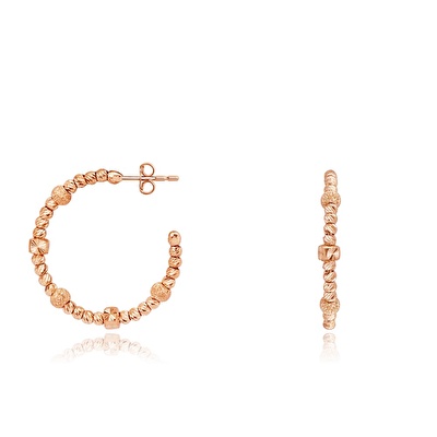 14 Ayar Rose Altın Dorika Küpe