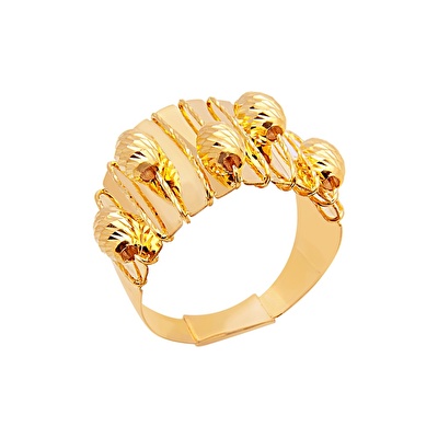 22 Ayar Sarı Altın Toplu Yüzük