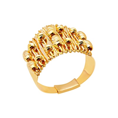 22 Ayar Sarı Altın Toplu Yüzük