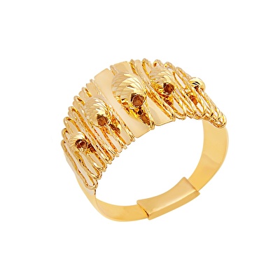 22 Ayar Sarı Altın Toplu Yüzük