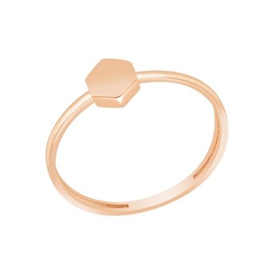 14 Ayar Rose Altın Minimal Yüzük