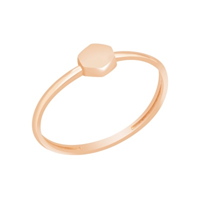 14 Ayar Rose Altın Minimal Yüzük