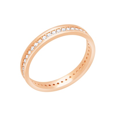 14 Ayar Rose Altın Tamtur Yüzük