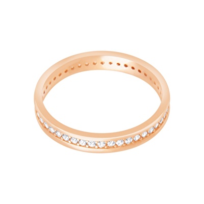 14 Ayar Rose Altın Tamtur Yüzük