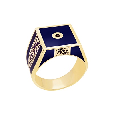 14 Ayar Sarı Altın Erkek Yüzük