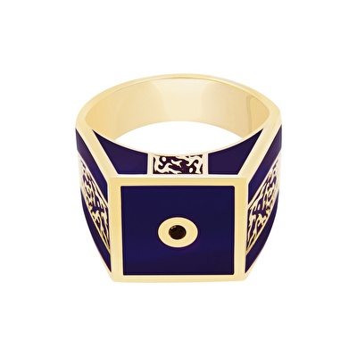 14 Ayar Sarı Altın Erkek Yüzük