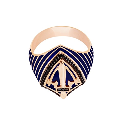 14 Ayar Rose Altın Erkek Yüzük