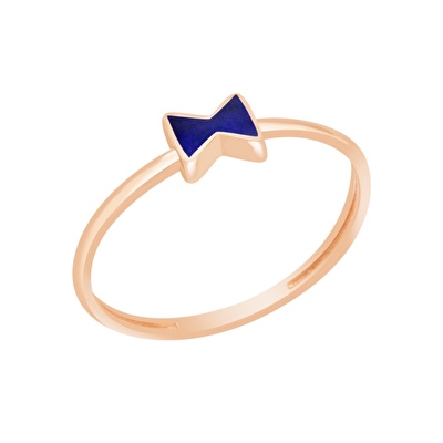 14 Ayar Rose Altın Minimal Yüzük