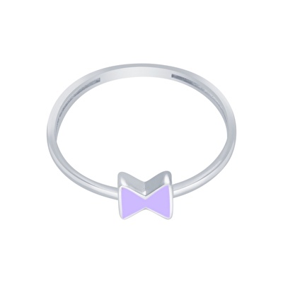 14 Ayar Mor Mineli Minimal Yüzük