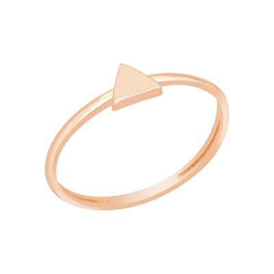 14 Ayar Rose Altın Minimal Yüzük