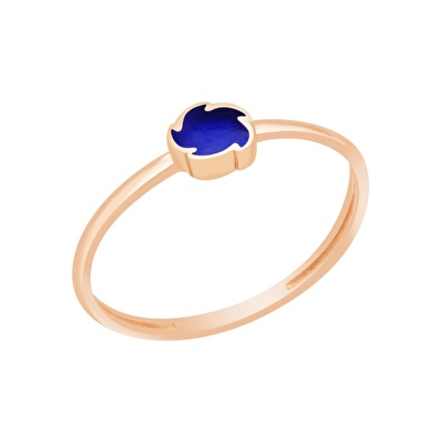 14 Ayar Rose Altın Geometrik Figürlü Yüzük