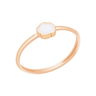 14 Ayar Rose Altın Geometrik Figürlü Yüzük