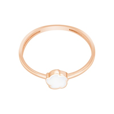 14 Ayar Rose Altın Geometrik Figürlü Yüzük