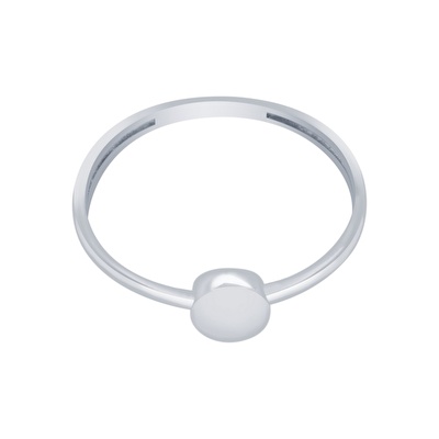 14 Ayar Beyaz Altın Minimal Yüzük