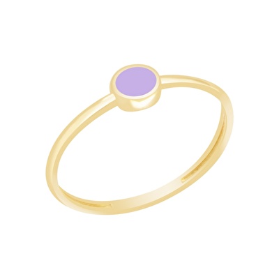 14 Ayar Sarı Altın Minimal Yüzük