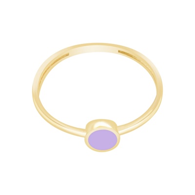 14 Ayar Sarı Altın Minimal Yüzük