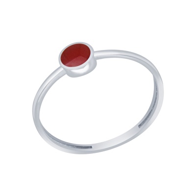 14 Ayar Beyaz Altın Geometrik Figürlü Yüzük