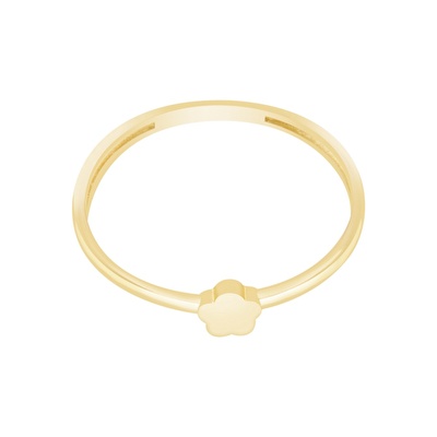 14 Ayar Sarı Altın Minimal Yüzük