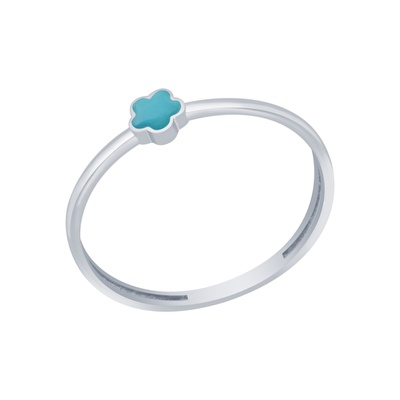 14 Ayar Yeşil Mineli Minimal Yüzük